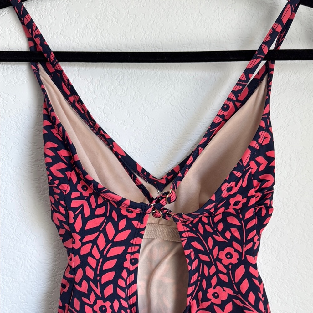 Kids One Piece Swimsuit - Pink and Black - Picture 8 of 11